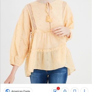 Yellow blouse